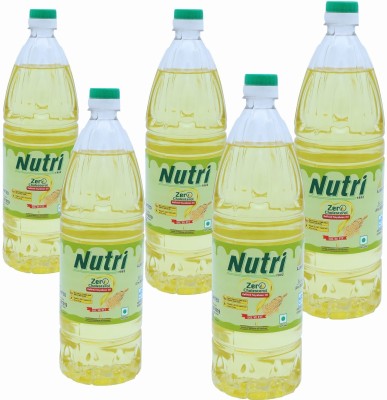 nutri 1992 Zero Cholestrol Soyabean Oil PET Bottle(5 x 1 L)