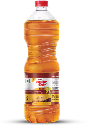 EMAMI Healthy & Tasty Kachchi Ghani Mustard Oil Plastic Bottle(410 g)