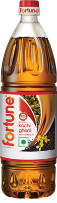 FORTUNE Kachi Ghani Mustard Oil Plastic Bottle(455 g)