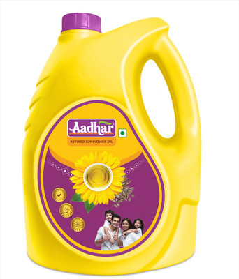 Aadhar Refined Sunflower Oil Jar(4.2 kg)