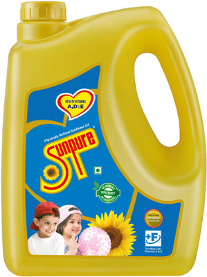 Sunpure Physically Refined Sunflower Oil Can(5 L)