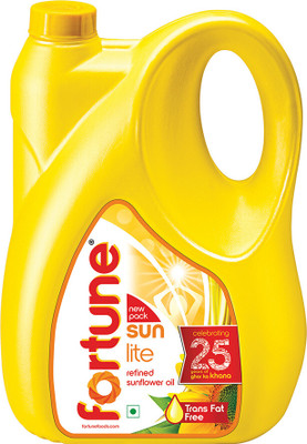 FORTUNE Sunlite Refined Sunflower Oil Can(4.35 kg)