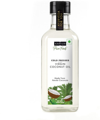 Kapiva Virgin Coconut Oil | Cold-pressed For Maximum Nutrition - 250 Ml Coconut Oil Plastic Bottle(250 ml)