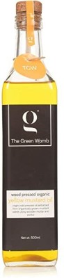 The Green Womb Wood Cold Pressed Yellow Mustard Oil 500 ml Mustard Oil Glass Bottle(500 ml)