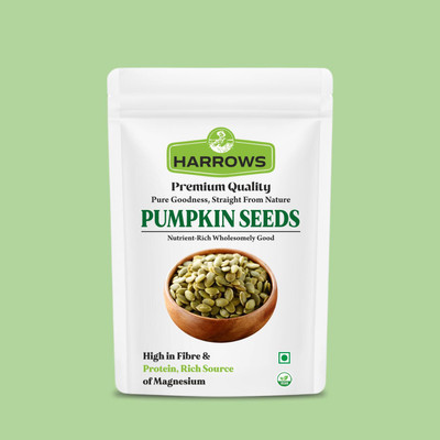 Harrows Harrows Raw Pumpkin Seeds – High Protein, Fiber-Rich Superfood Snack Pumpkin Seeds(100 g)