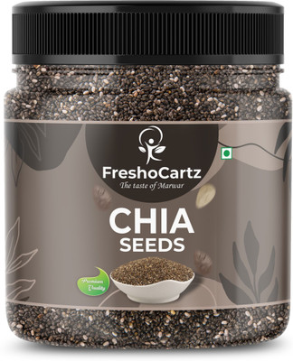 FreshoCartz Raw Organic Chia Seeds for Weight Loss with Omega 3, Calcium & Zinc, Fiber Rich Chia Seeds(1 kg)