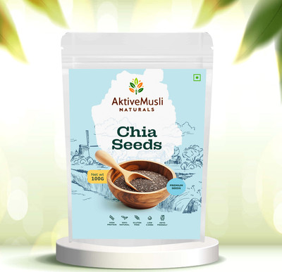 Aktivemusli Chia Seeds For Weight Management and Eating | Pure and Natural Chia Seeds(100 g)