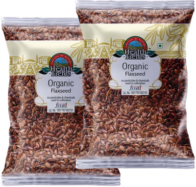 HealthFields Organc Flaxseed Brown Flax Seeds(2 x 100 g)