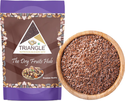 triangle Flax Seeds For Weight Loss and Hair Growth Brown Flax Seeds(1 kg)