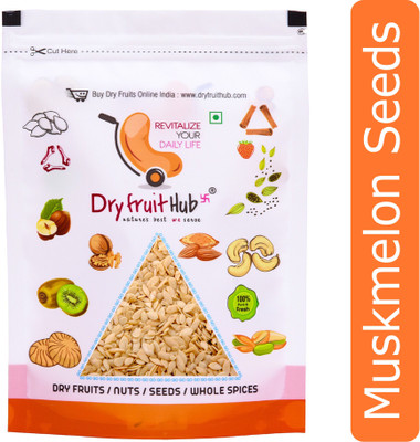 Dry Fruit Hub Muskmelon Seeds 500gm ,(Kharbooz Magaz) Muskmelon Seeds Without Shell Muskmelon Seeds(2 x 250 g)