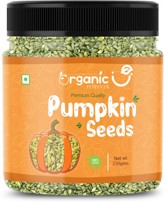 Organic forever Organic Pumpkin Seeds Premium Quality, Natural & Healthy Snack Pumpkin Seeds(250 g)