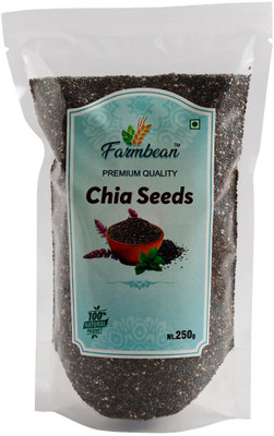 Farmbean Chia Seeds for Weight Loss 250g - Diet Food | Healthy Snacks | Raw Chia Seed Chia Seeds(250 g)