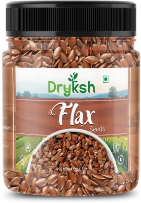 Dryksh Flax Seeds for Weight Loss Rich in Protein, Fiber & Omega 3 | Healthy Heart 500g Brown Flax Seeds(500 g)