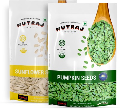 Nutraj Sunflower & Pumpkin Seeds Pumpkin Seeds, Sunflower Seeds(400 g)