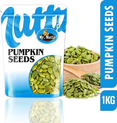 Mr.Nuttz Roasted Pumpkin Seeds 1kg Loaded with Fiber & protein-rich superfood for Eating- Pumpkin Seeds(5 x 0.2 kg)