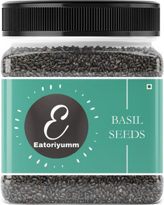 Eatoriyumm Basil Seeds for Weight loss |Rich In Protein,Fiber Sabja Seeds/Tukmaria Basil Seeds(100 g)