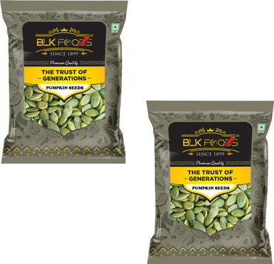 BLK FOODS 1Kg Pumpkin Seeds | Seeds for Eating | Diet Food Pumpkin Seeds(1 kg, Pack of 2)
