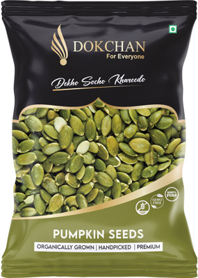 DOKCHAN PUMPKIN SEEDS WITHOUT PEEL - KADDU BEEJ - SITAPHAL MAGAZ Pumpkin Seeds(400 g)