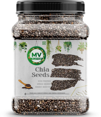 Mv platter Chia Seeds: Boost Your Energy with Every Bite Chia Seeds(250 g)