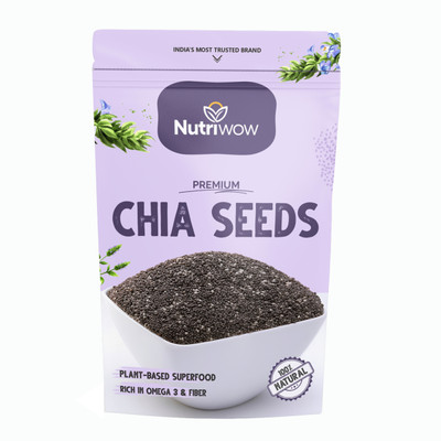 NUTRIWOW Chia seeds For Weight Management | Rich in Omega 3| High Protein seeds Chia Seeds(200 g)