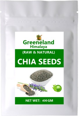 GREENELAND NATURAL CHIA SEEDS ( RAW ) Chia Seeds(400 g)