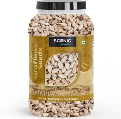 SCENIC Snacks Premium Raw Sunflower Seeds, Rich in Protein & fiber |Edible Seeds for Eating Sunflower Seeds(1 kg)