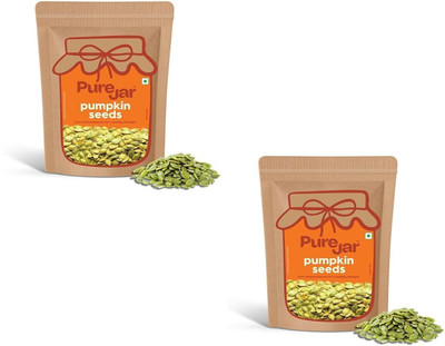 purejar PureJar Pumpkin Seeds For Eating 800gms (Pack of 2) (400 gms each) Pumpkin Seeds(2 x 400 g)