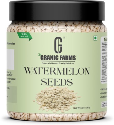 Granic Farms Premium Watermelon Seeds | High in Protein | Magaj Seeds Watermelon Seeds(250 g)