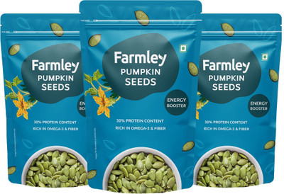 Farmley Premium Pumpkin Seeds Pumpkin Seeds(3 x 200 g)