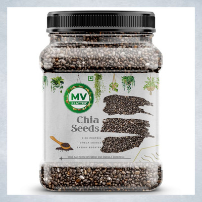 Mv platter Chia Seeds: Boost Your Energy with Every Bite Chia Seeds(500 g)