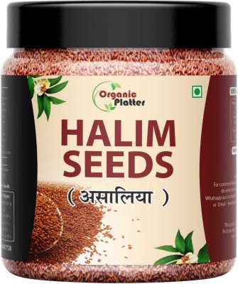 Organic Platter Halim Seeds|Asalia|Haleem Aliv Seeds for Eating |Hair Growth|Garden Cress Seed-J Garden Cress Seeds(100 g)