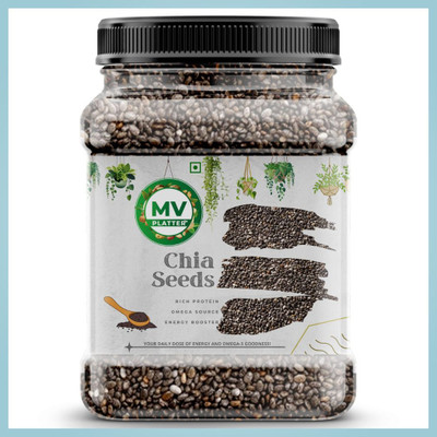 Mv platter Chia Seeds: Boost Your Energy with Every Bite Chia Seeds(1 kg)