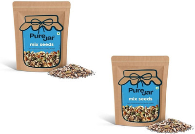 purejar HEALTHY MIX SEEDS 5 IN 1 (400 gm each) (Pack of 2) Mixed Seeds(2 x 400 g)