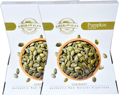 KHARAWALA'S Healthy and Nutritious (Pumpkin Seeds) Pack of 2-500 gms (250 gms each) Pumpkin Seeds(2 x 250 g)