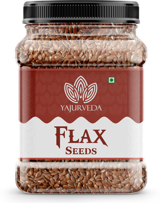 Yajurveda Best Quality Raw Alsi (Flaxseed)-1Kg (Pack Of 1) Brown Flax Seeds(1 kg)
