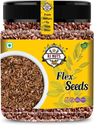 Rjn Flax Seeds for eating Golden Roasted Flax Seeds(1 kg)