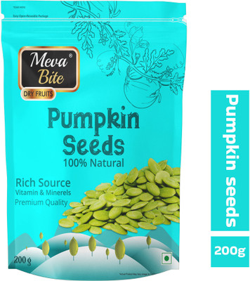 MevaBite Pumpkin Seeds Loaded with Fiber and Protein Rich Superfood for Boost Immunity - Pumpkin Seeds(200 g)