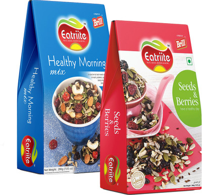 Eatriite Healthy Morning Mix & Seed & Berries Mix Mixed Seeds(2 x 200 g)