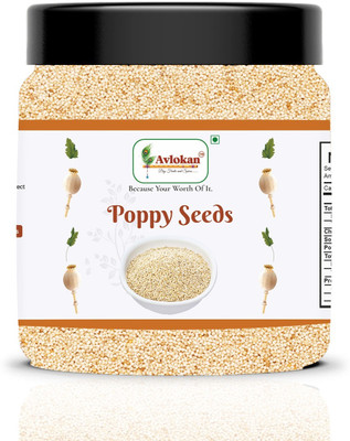 Avlokan Healthy Fresh White Poppy Seeds For Eating (Khus Khus Posta Dana) Poppy Seeds(50 g)