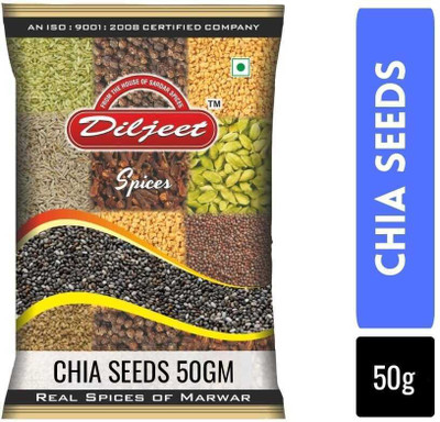 DILJEET SPICES Diljeet 50Gm Chia Seeds For Weight Management Chia Seeds(50 g)