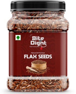 biteofdight Premium Raw Flax Seeds, Healthy Edible Seeds,Rich in Omega 3 Brown {500g} Brown Flax Seeds(500 g)