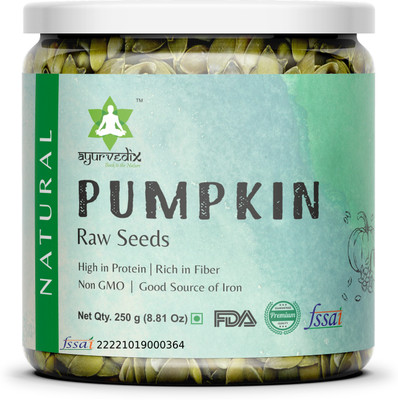 ayurvedix Pumpkin Seeds for Nutritious and Delicious & Healthy Snacking & Flavorful Taste Pumpkin Seeds(250 g)
