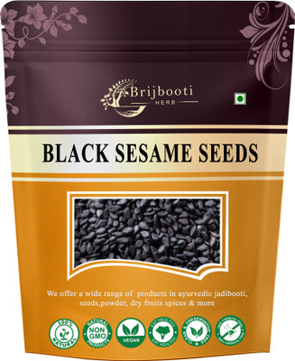 BrijBooti Black Sesame Seeds for eating | Kale Till Asli | Kaale Til for Weight Loss Black Sesame Seeds(200 g)