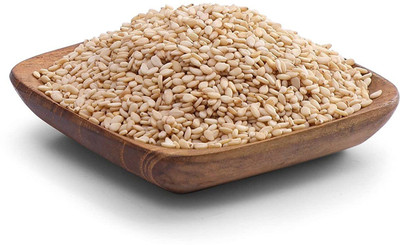 Dry Fruit Hub Raw Sesame Seeds 500gm Safed Til Natural White Sesame Seeds(500 g)