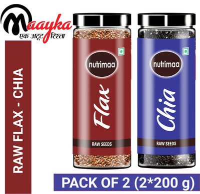 Maayka - Ek Atoot Rishta Maayka - Premium Flax & Chia Seeds Mixed Seeds(2 x 100 g)