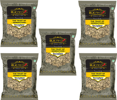 BLK FOODS Select 1000g Sunflower Seeds (surya mukhi ke beej) Sunflower Seeds(5 x 200 g)