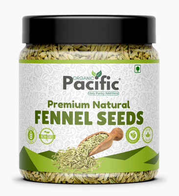 ORGANIC PACIFIC Fennel Seeds | Sweet & Aromatic Spice | Refreshing & Digestive Boost Saunf Small(250 g)