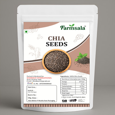 farmsala Natural Premium Chia Seeds 100 GRAMS Chia Seeds(100 g)