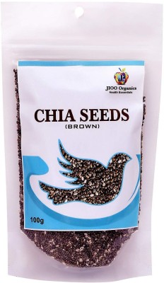 Jioo Organics Raw Chia Seeds High Protein| Tukh Malanga Beej | Tukhmaria Seed | Balanga Chia Chia Seeds(100 g)