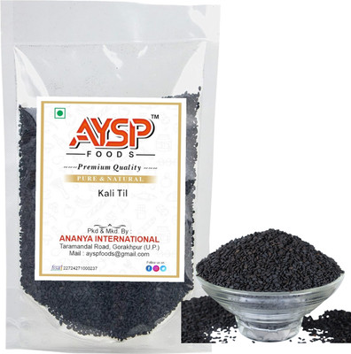 AYSP Premium black sesame seeds,essential Indian spice, everyday essentials Black Sesame Seeds(50 g)